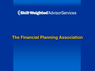 The Financial Planning Association
