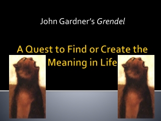 A Quest to Find or Create the Meaning in Life