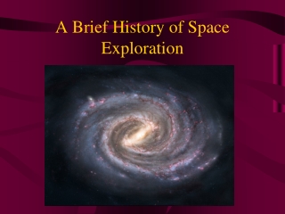 A Brief History of Space Exploration