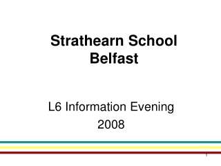 Strathearn School Belfast
