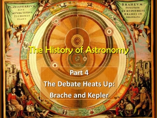 The History of Astronomy