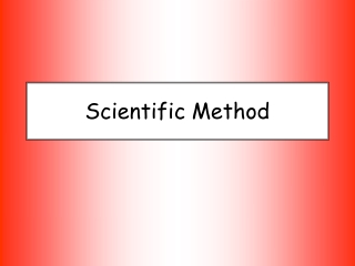 Scientific Method