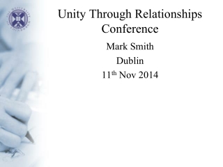 Unity Through Relationships Conference