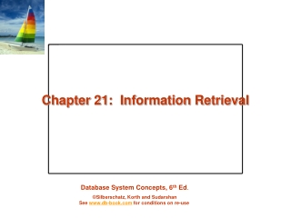 Chapter 21:  Information Retrieval