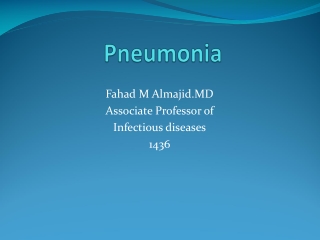 Pneumonia