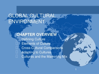 GLOBAL CULTURAL ENVIRONMENT