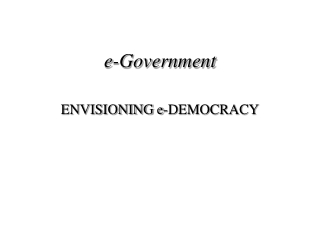 e-Government