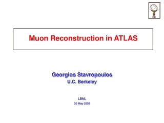 Muon Reconstruction in ATLAS