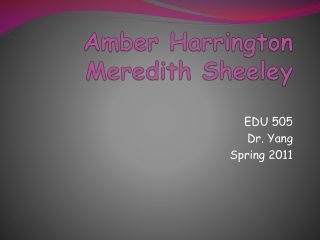 Amber Harrington Meredith  Sheeley