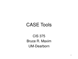 CASE Tools