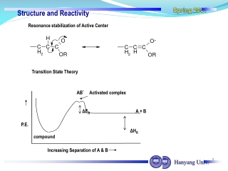 Resonance stabilization of Active Center