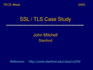 SSL / TLS Case Study