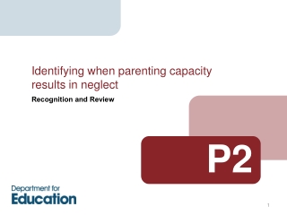 Identifying when parenting capacity  results in neglect