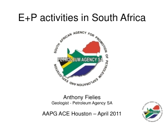 E+P activities in South Africa