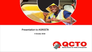 Presentation to AGRISETA