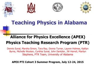 Teaching Physics in Alabama