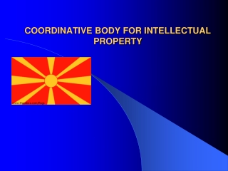 COORDINATIVE BODY FOR INTELLECTUAL PROPERTY