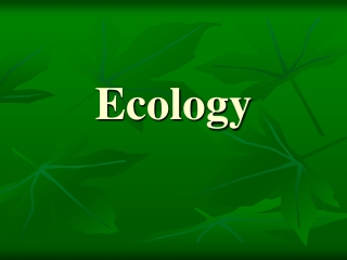 Ecology