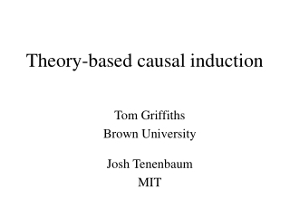Theory-based causal induction