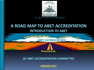 JIC  ABET ACCREDITATION PROJECT