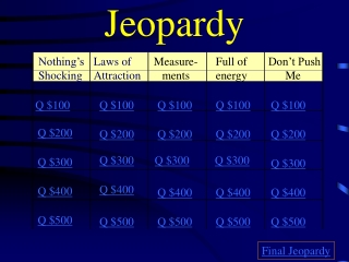 Jeopardy