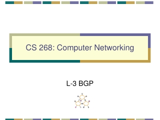 CS 268: Computer Networking