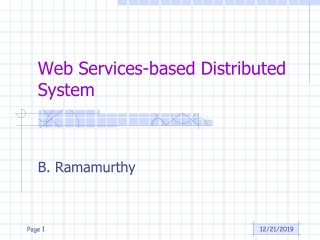 Web Services-based Distributed System