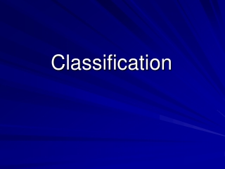 Classification