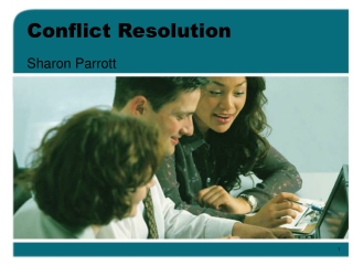 Conflict Resolution