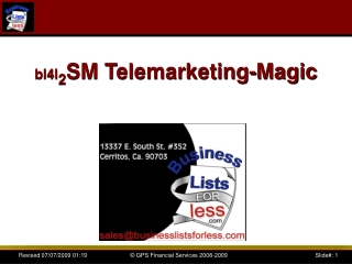 bl4l 2 SM Telemarketing-Magic