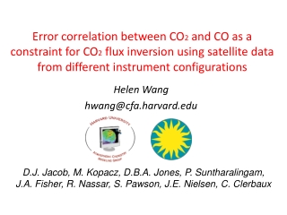 Helen Wang hwang@cfa.harvard