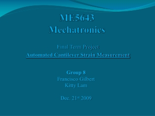 ME5643 Mechatronics