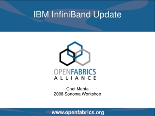 IBM InfiniBand Update