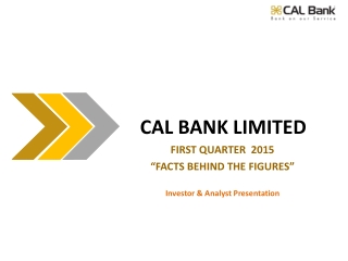 CAL BANK LIMITED