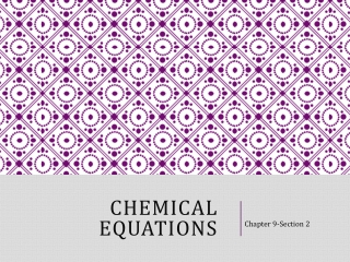 Chemical Equations