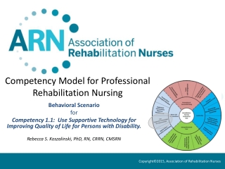 Competency Model for Professional Rehabilitation Nursing