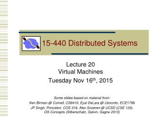 15-440 Distributed Systems