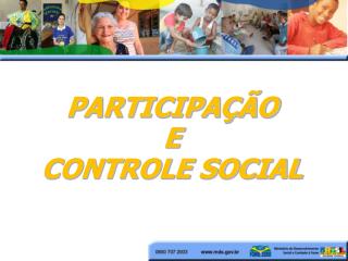 PARTICIPAÇÃO E CONTROLE SOCIAL