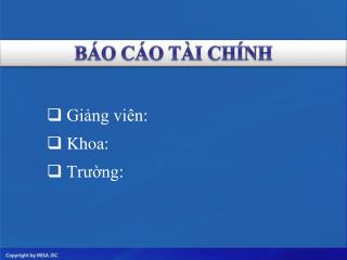 Giảng viên: Khoa: Trường: