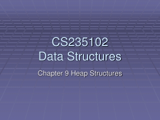 CS235102  Data Structures