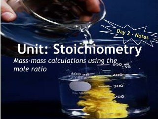 Unit: Stoichiometry