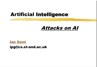 Artificial  Intelligence