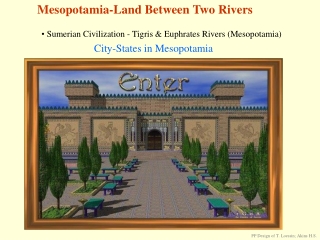 Mesopotamia-Land Between Two Rivers
