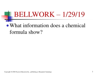 BELLWORK – 1/29/19