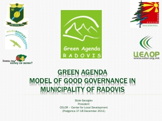 Green agenda model of good governance In municipality of  radovis