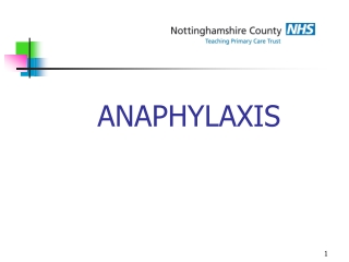 ANAPHYLAXIS