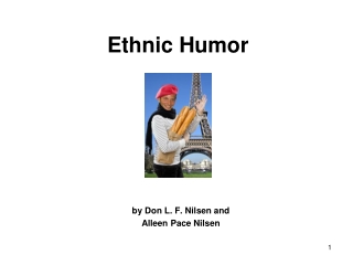 Ethnic Humor