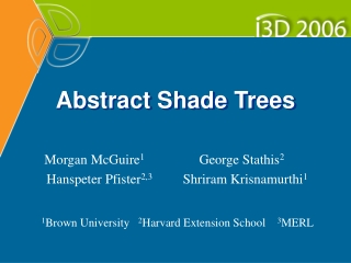 Abstract Shade Trees