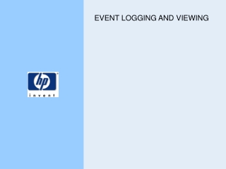 EVENT LOGGING AND VIEWING