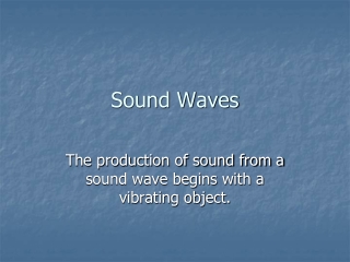 Sound Waves